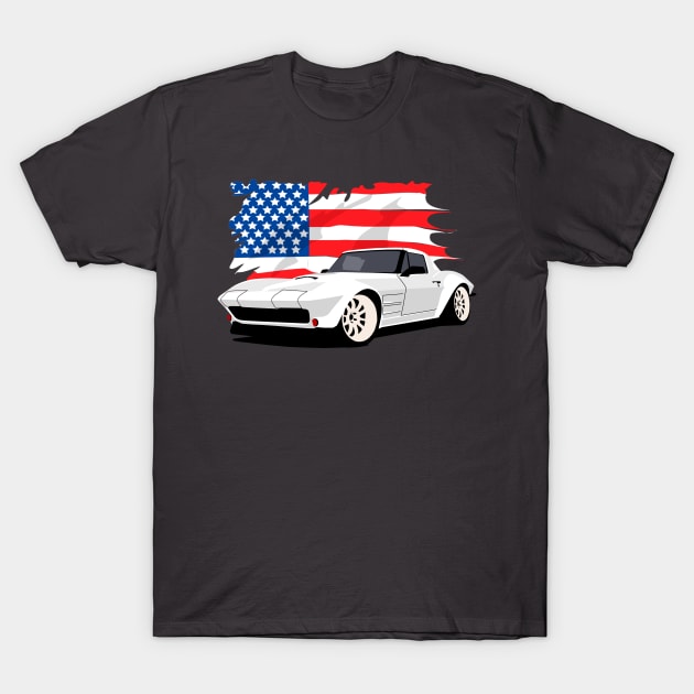 Chevrolet Corvette 1970 T-Shirt by Rebellion Store